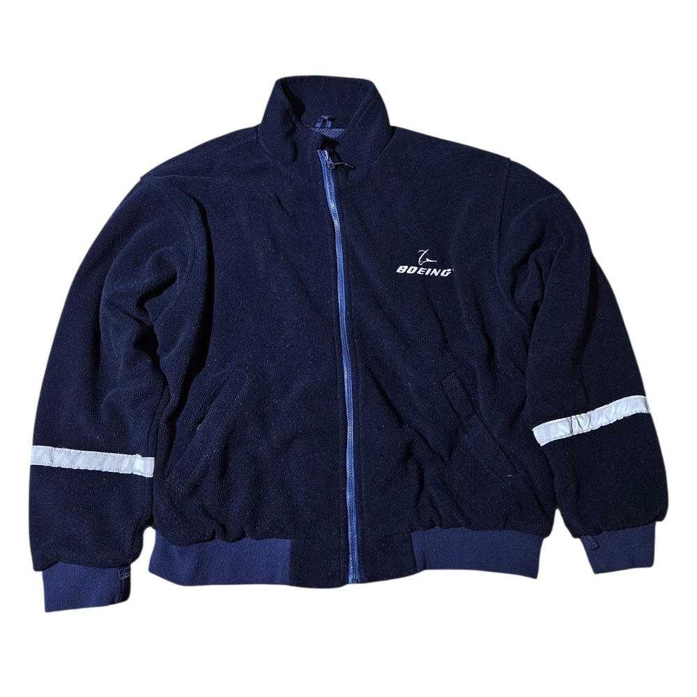 Boeing 3 Season Comfort Full Zip Fleece Reflective Jacket Mens XL By Wearguard